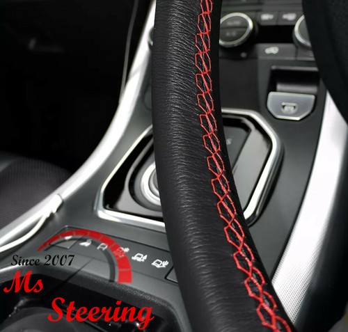 Leather steering wheel - leather,