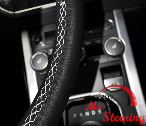 Leather steering wheel cover - leather,
