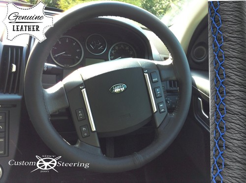 Leather steering wheel cover - leather,