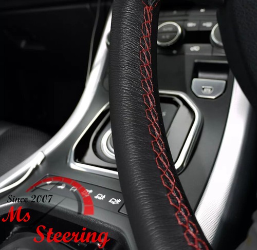Leather steering wheel cover - leather,